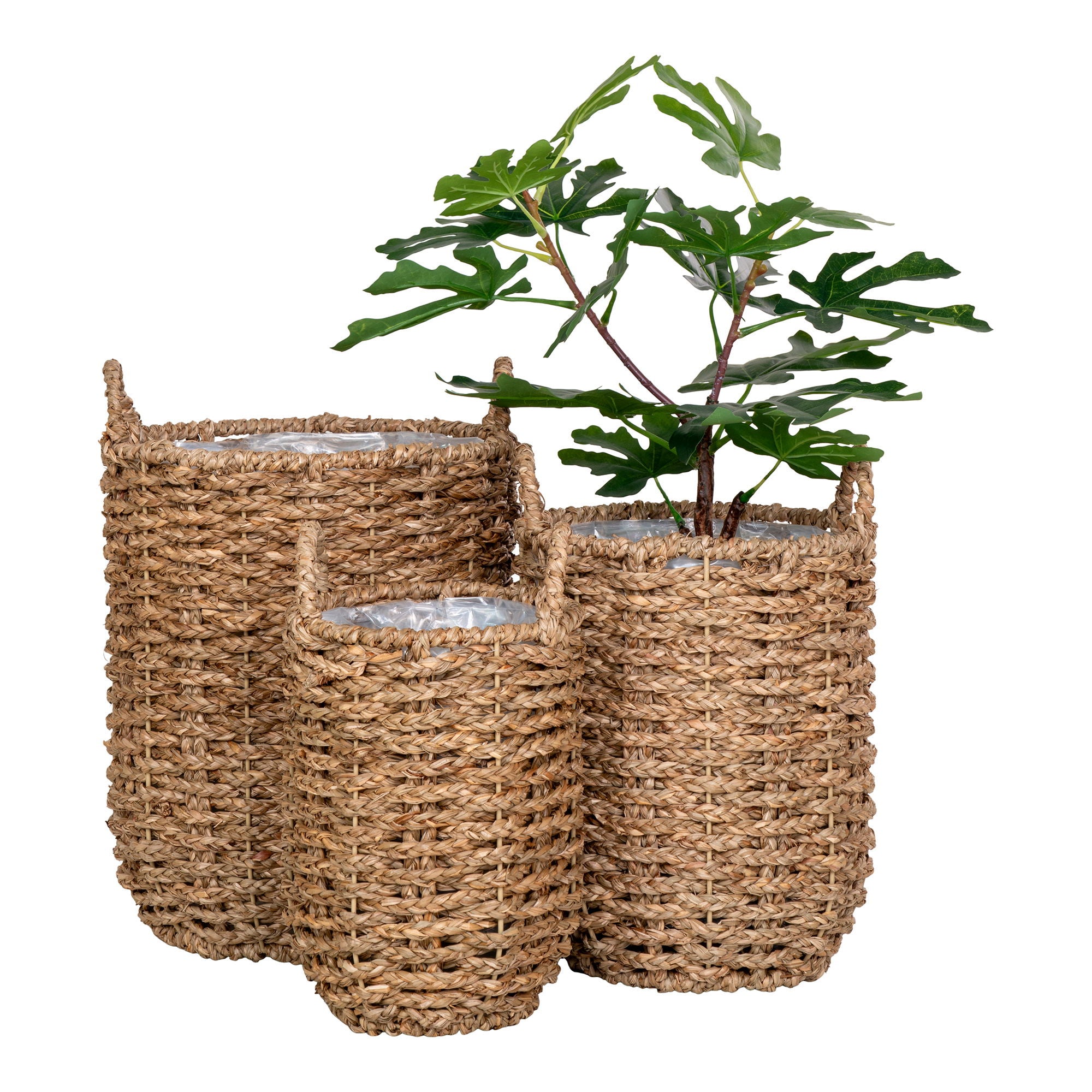 Hue – Körbe aus Seegras, natur, Set aus 3